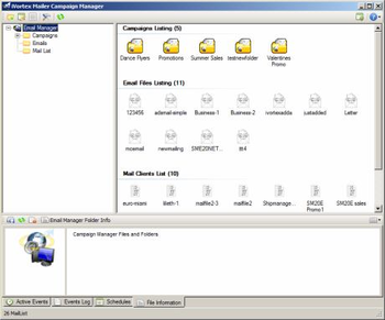 iVortex Mailer screenshot 2