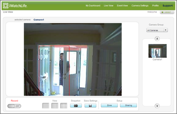 iWatchLife WebCamera screenshot