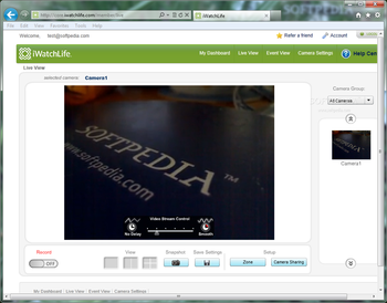 iWatchLife WebCamera screenshot 2