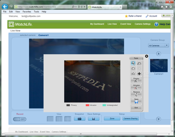 iWatchLife WebCamera screenshot 3