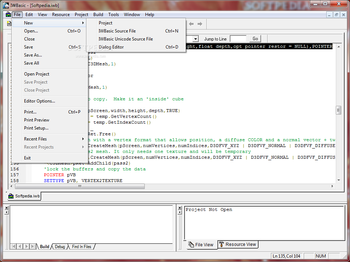 IWBasic (formerly Emergence BASIC) screenshot 2