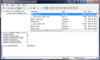 iWebGet Professional screenshot