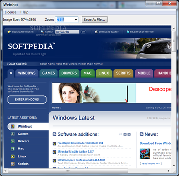 iWebshot screenshot