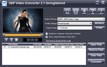 iWellsoft 3GP Video Converter screenshot