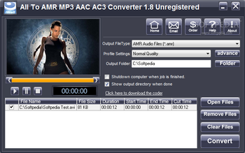 iWellsoft All to AMR MP3 AAC AC3 Converter screenshot