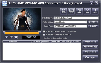 iWellsoft All to AMR MP3 AAC Converter screenshot