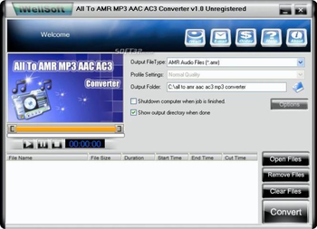 iWellsoft All to AMR MP3 AAC Converter screenshot 2