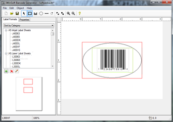 iWinSoft Barcode Generator screenshot