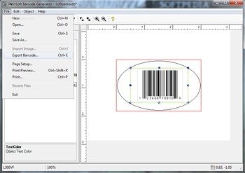 iWinSoft Barcode Generator screenshot 4
