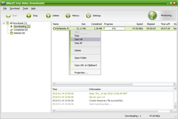 iWisoft Free Video Downloader screenshot 2