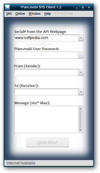 iYam.mobi SMS Client screenshot