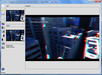 iZ3D 2 Anaglyph screenshot