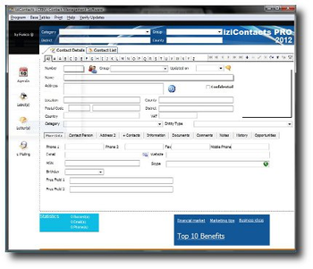 iziContacts screenshot 2