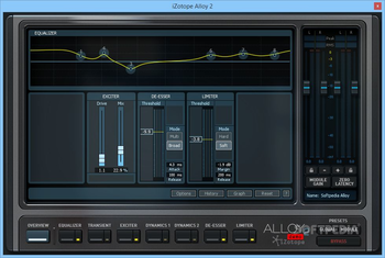 iZotope Alloy screenshot