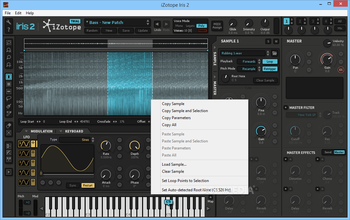 iZotope Iris screenshot