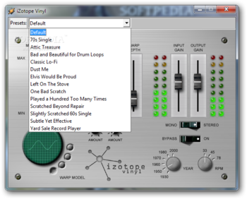 iZotope Vinyl screenshot 2