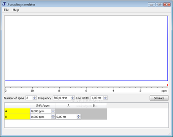 J-Coupling Simulator screenshot