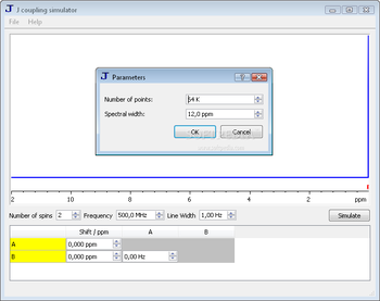 J-Coupling Simulator screenshot 2