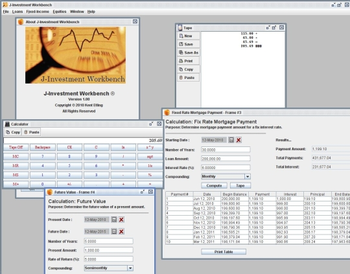 J-Investment Workbench screenshot