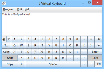 J Virtual Keyboard screenshot