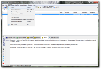 JabRef Portable screenshot 3