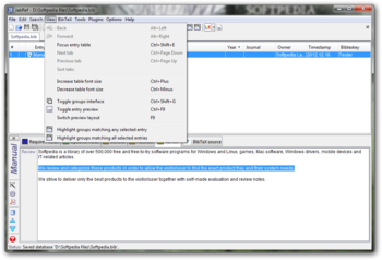 JabRef Portable screenshot 4