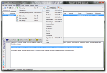 JabRef Portable screenshot 5
