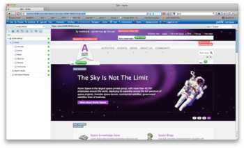 Jahia xCM screenshot