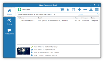 Jaksta Converter screenshot