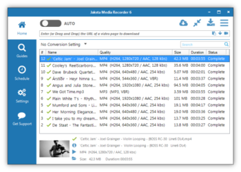 Jaksta Media Recorder screenshot