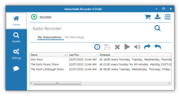 Jaksta Radio Recorder screenshot