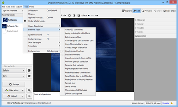 jAlbum Portable screenshot 12