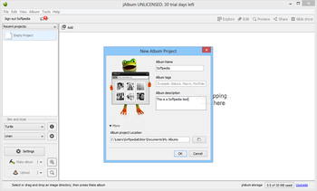 jAlbum Portable screenshot 2