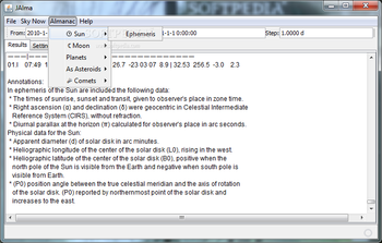 JAlma screenshot 2