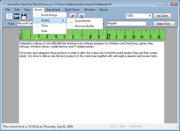 JamesZhu EasyText Word Processor screenshot 3