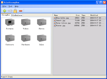 Janus File StrongBox screenshot