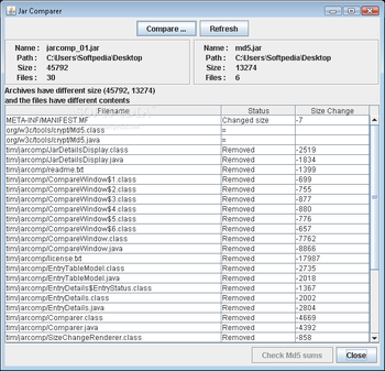 Jarcomp screenshot