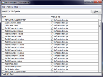 JarsBrowser screenshot