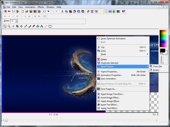 Jasc Animation Shop screenshot