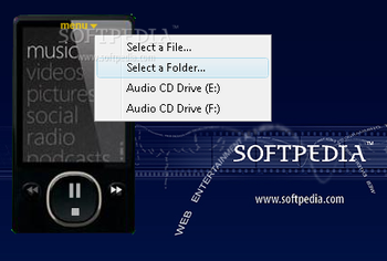 Jashsoft Zune Player screenshot