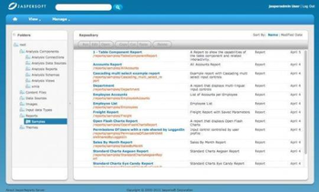 JasperReports Server  screenshot 3