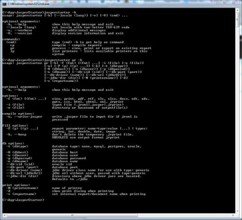 JasperStarter screenshot 3