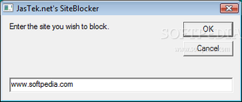 JasTek.net's SiteBlocker screenshot