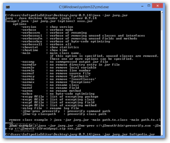 Java Archive Grinder screenshot
