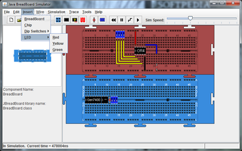 Java Breadboard Simulator screenshot 3
