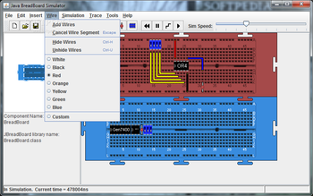 Java Breadboard Simulator screenshot 4