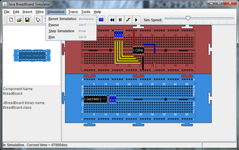 Java Breadboard Simulator screenshot 5