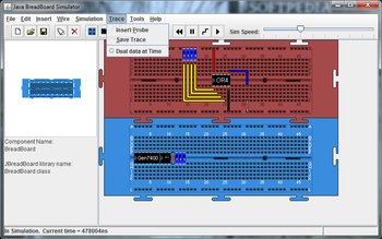 Java Breadboard Simulator screenshot 6