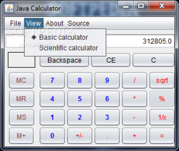 Java Calculator screenshot 2
