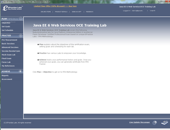 Java EE 6 Web Services OCE Training Lab Personal Edition screenshot